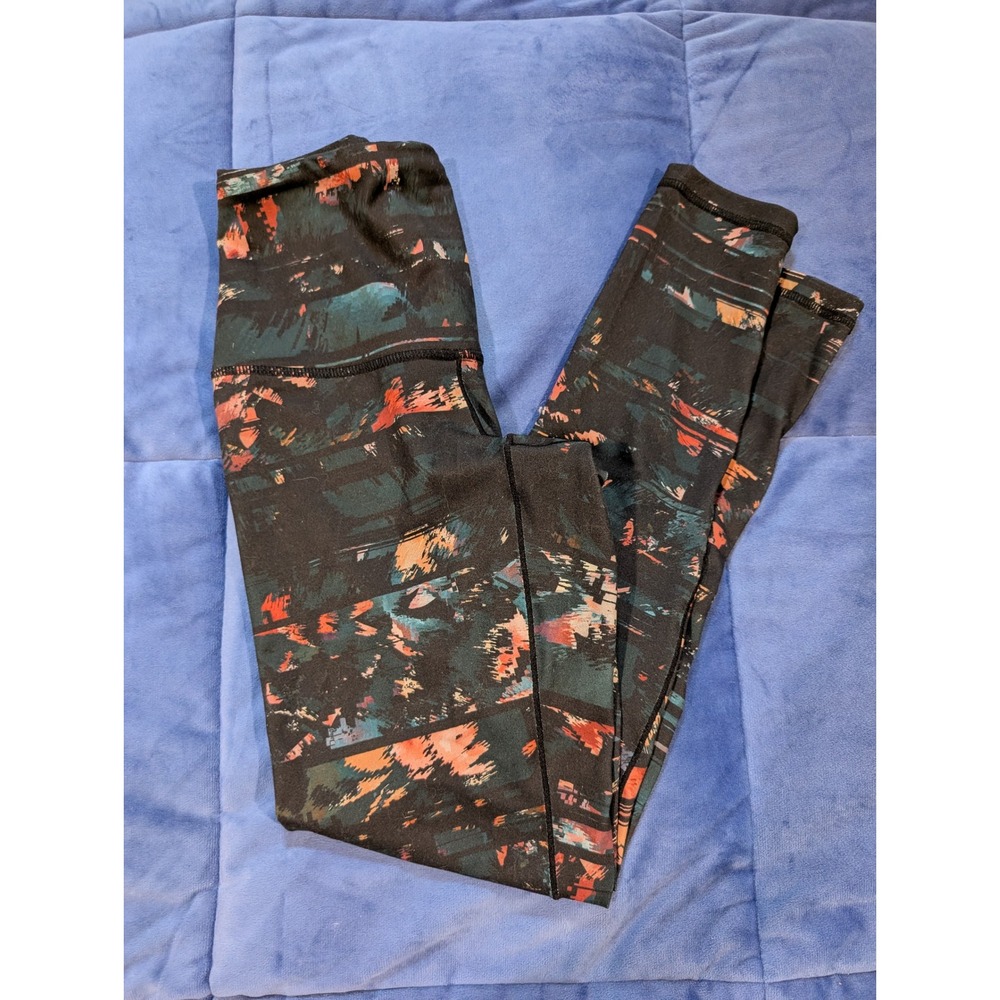 Prana Kimble Batik Leggings Abstract High Rise Stretch 7/8 Length - Size XS